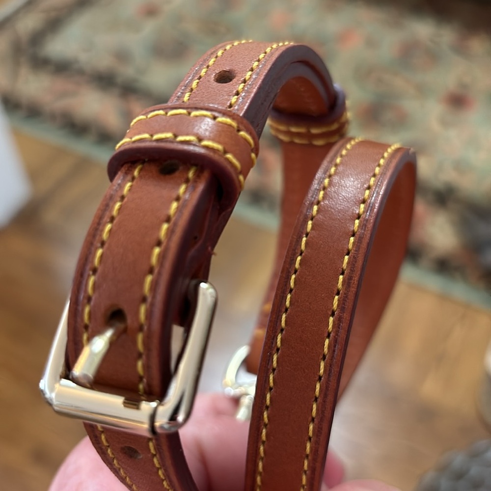 Dooney & Bourke Pink and Tan Satchel - Picture 13 of 16